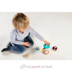 Stapelpyramide Georges - Lilliputiens 8 Stapelpyramide Georges - Lilliputiens -Lilliputiens 83115 georges pyramide a empiler lilliputiens jouet en bois empilable 4