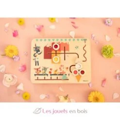 Eisladen-Tafel - Lilliputiens -Lilliputiens 83378 lilliputien panneau eveil mix match le glacier mon 1er jeu de composition 2