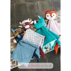 Rosalie - ECO Babydecke - Lilliputiens -Lilliputiens doudou rosalie 83265 lilliputiens coton organic bebe collection