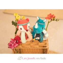 Greifrassel Alice - Lilliputiens -Lilliputiens hochet a poignees alice la renarde 2