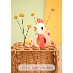 Greifrassel Paulette - Lilliputiens -Lilliputiens hochet a poignees paulette la poulette 83366 bebe jouet 1