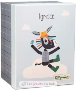Ignace, Stofftier - Nashorn - Lilliputiens -Lilliputiens ignace doudou lilliputiens 83249 peluche