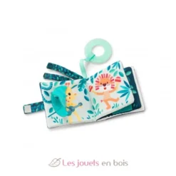 Lilliputiens 7 Lilliputiens -Lilliputiens imagier marius le rhinoceros livre tissu jungle