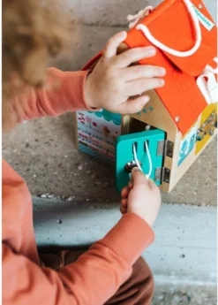 Lilliputiens Hölzernes Riegelhaus -Lilliputiens lilliputiens houten grendelhuis 2