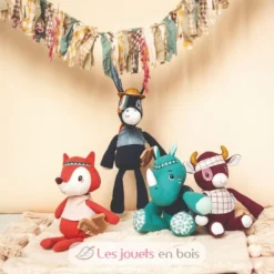 Musik-Stofftier Alice - Lilliputiens -Lilliputiens peluche musicale eco alice 83296 ambiance