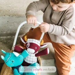 Rosalie, Stofftier - Nashorn - Lilliputiens 14 Rosalie, Stofftier - Nashorn - Lilliputiens -Lilliputiens rosalie 83248 boite marius peluche